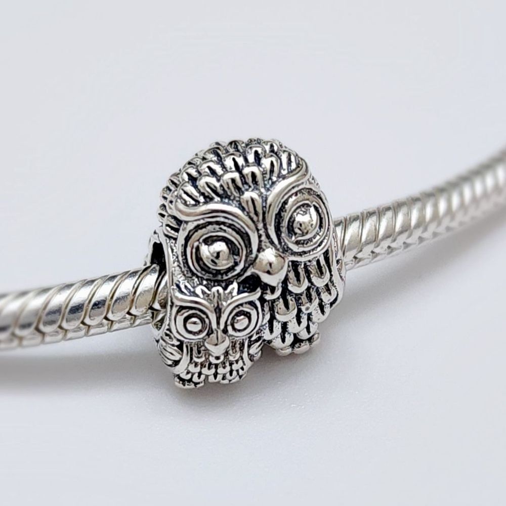 Pandora Owl Mother & Baby Charm
